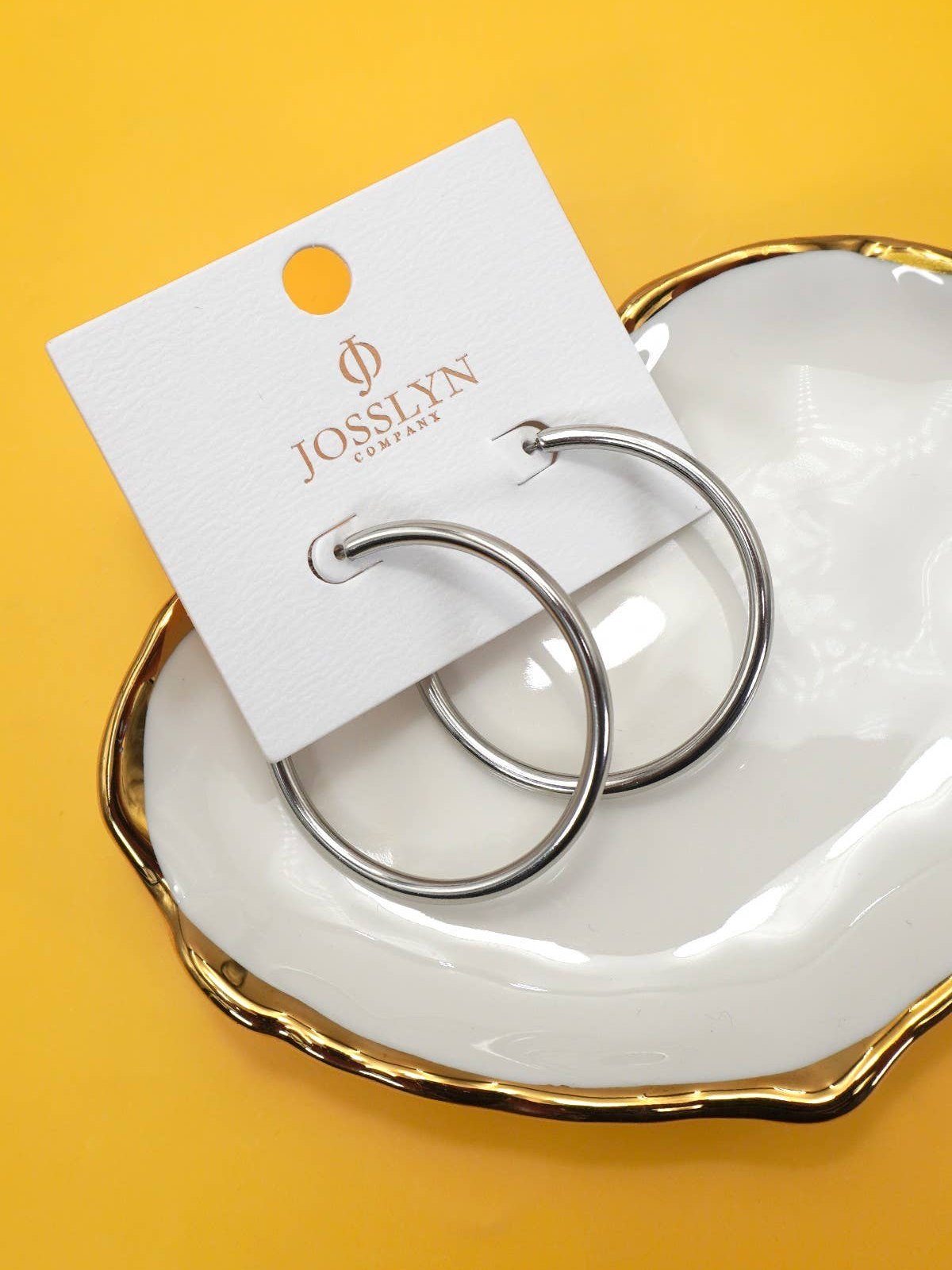 New Obsession Waterproof Hoop Silver