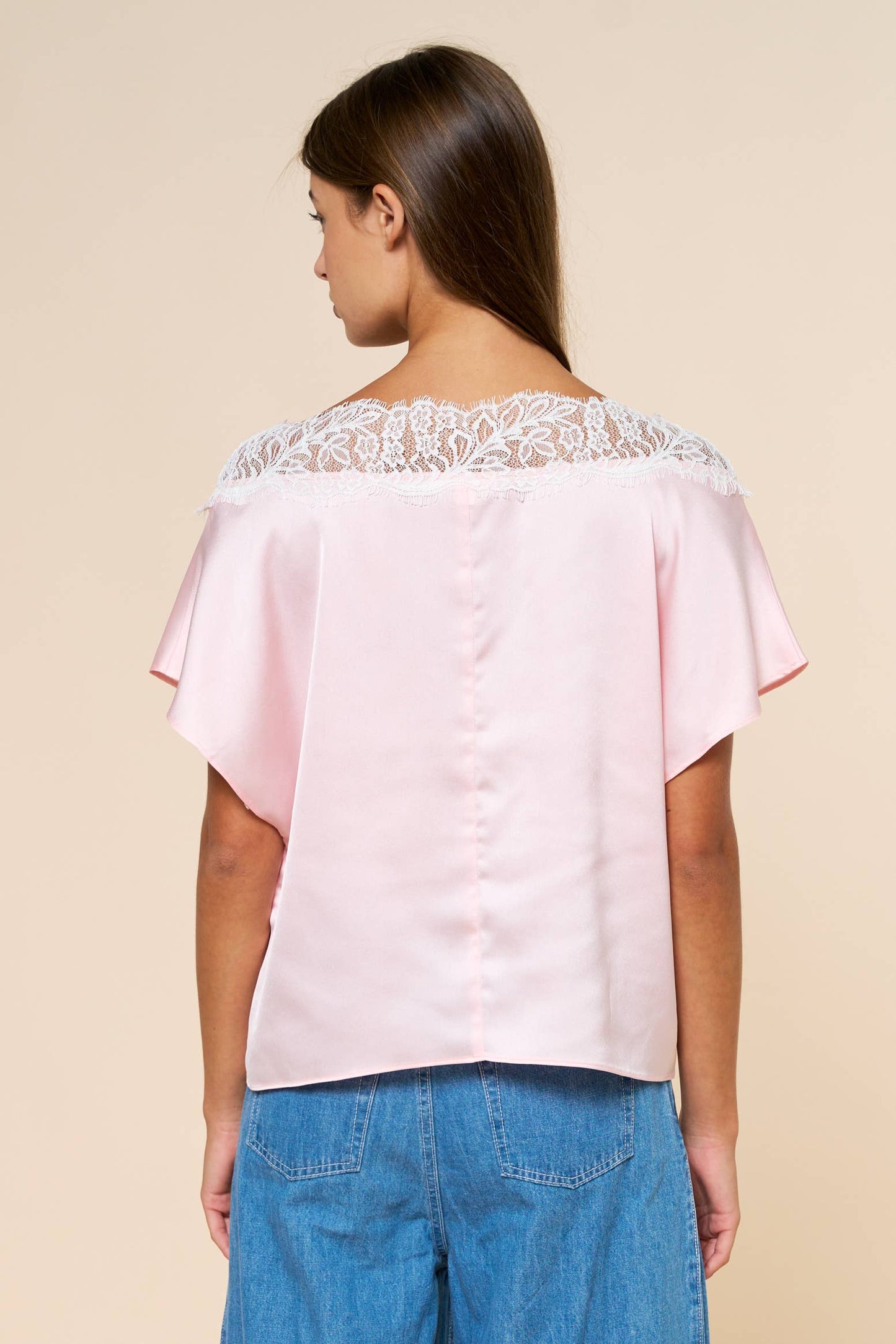 MICHELLE SATIN BLOUSE