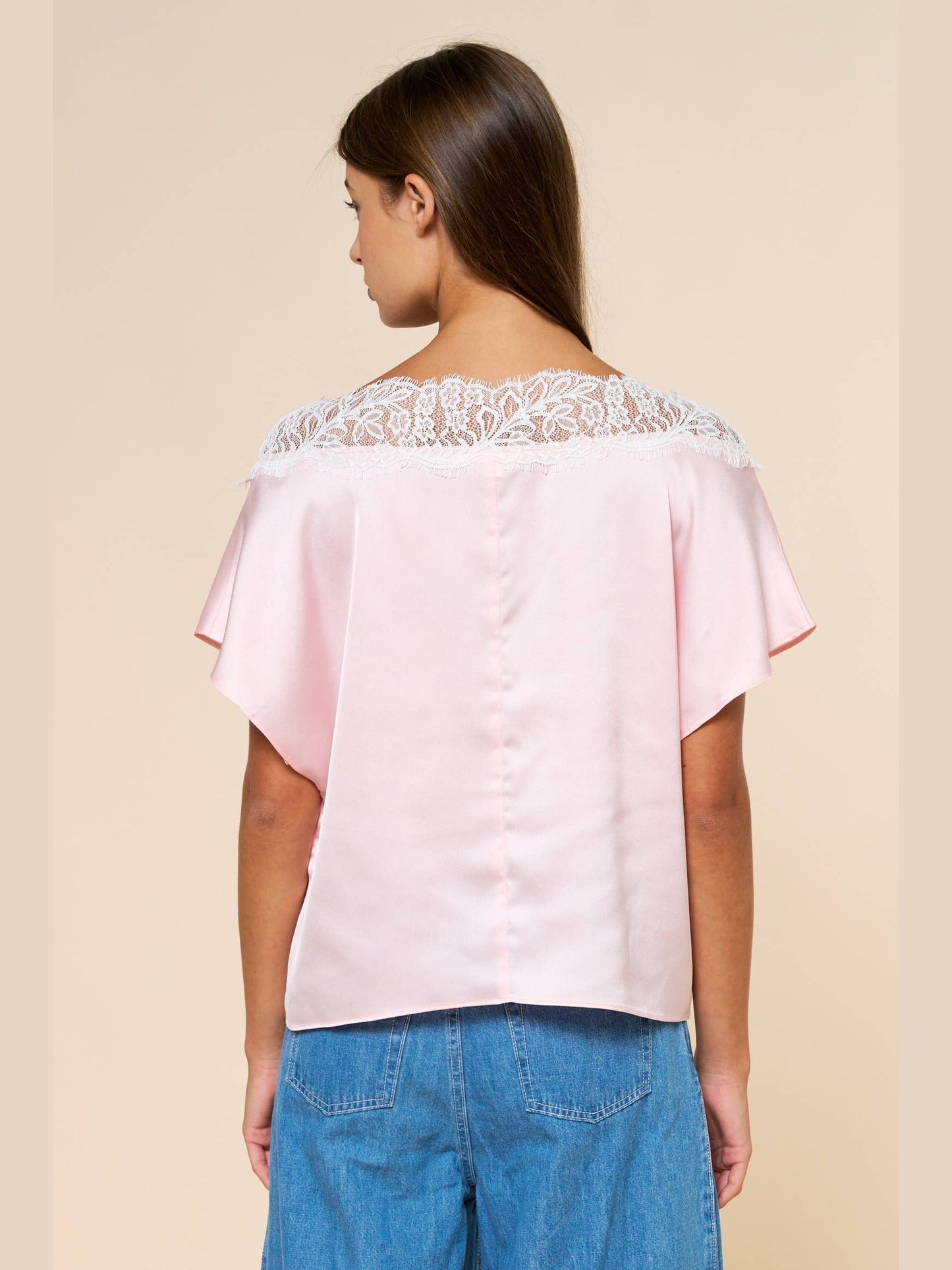MICHELLE SATIN BLOUSE