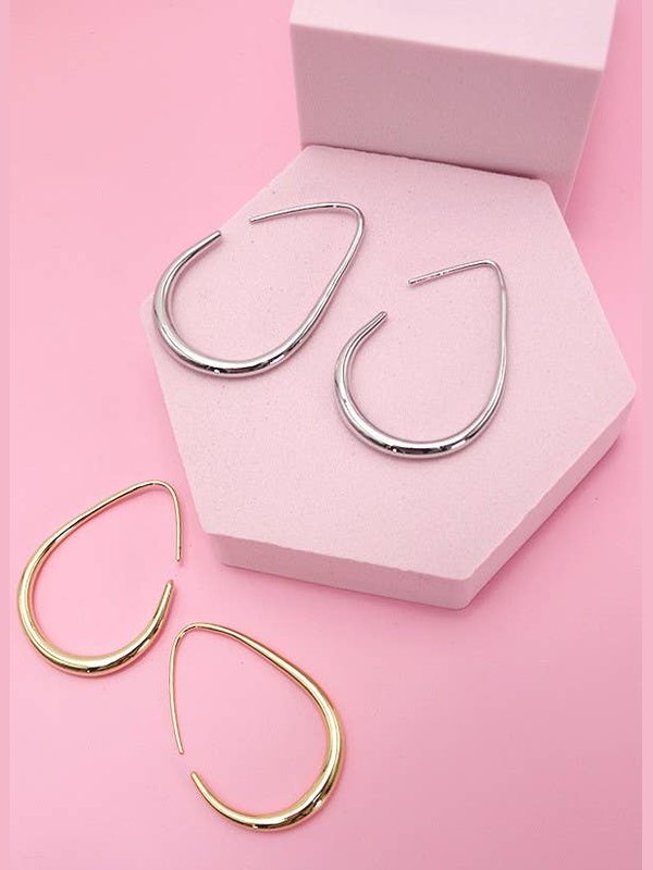 CHASIN' SUNSETS WATERPROOF HOOPS GOLD