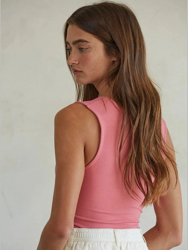 CLEO DOUBLE LINED TANK LT CHERRY
