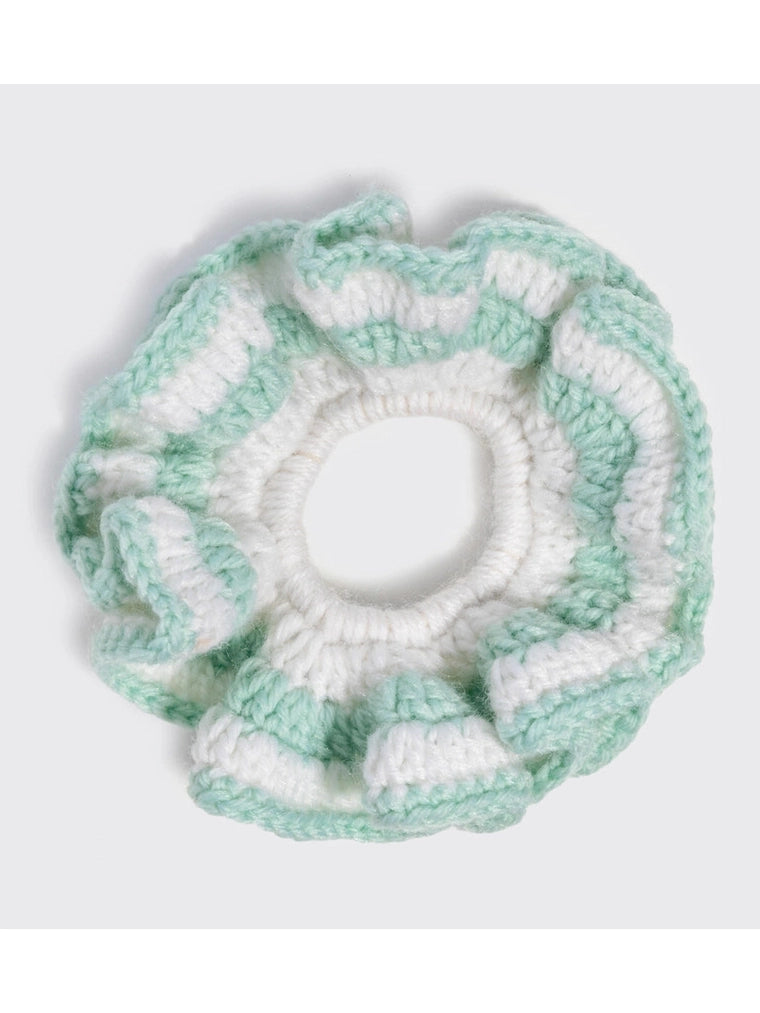 KITSCH CROCHET SCRUNCHIE SEAFOAM