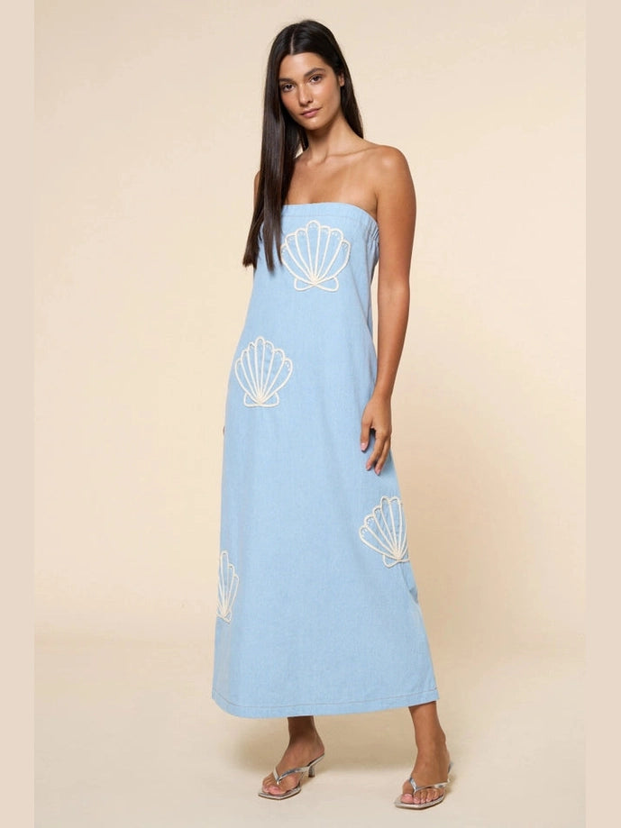 KATIE SEASHELL MAXI DRESS