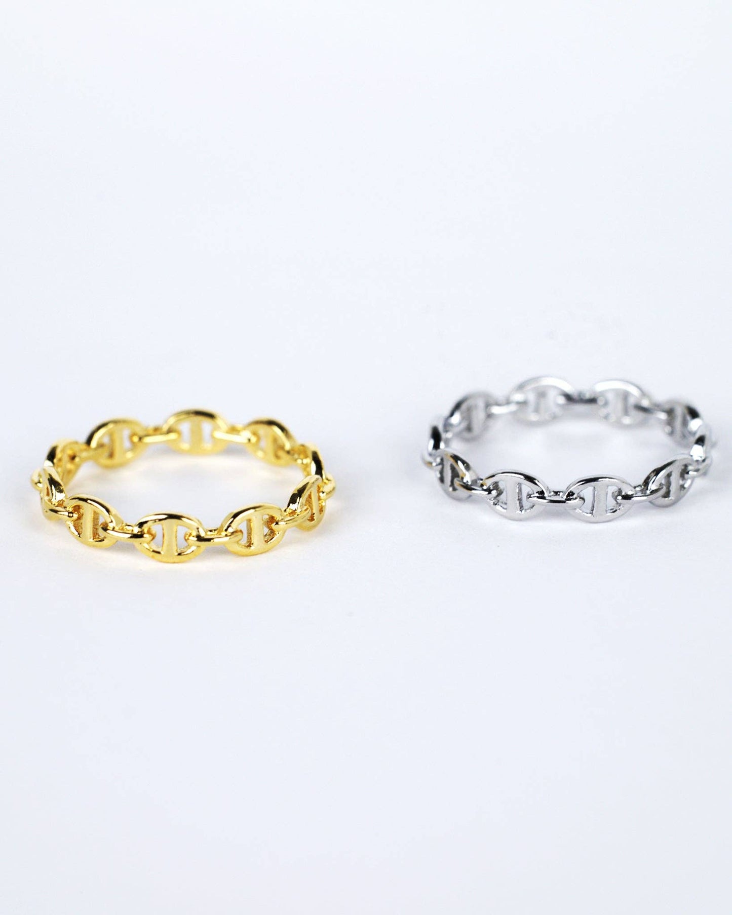 Mariner Stacking Link Ring: Silver