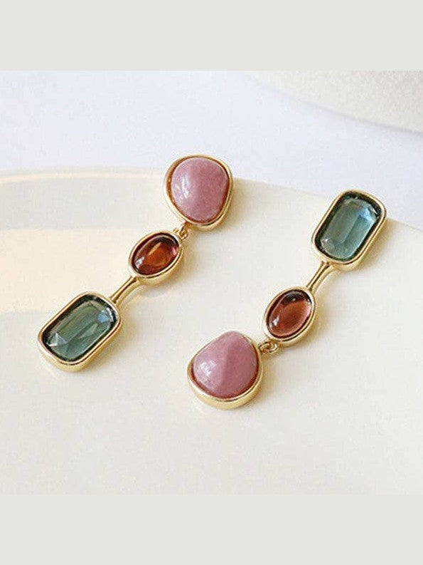 Stone Dangle Earrings