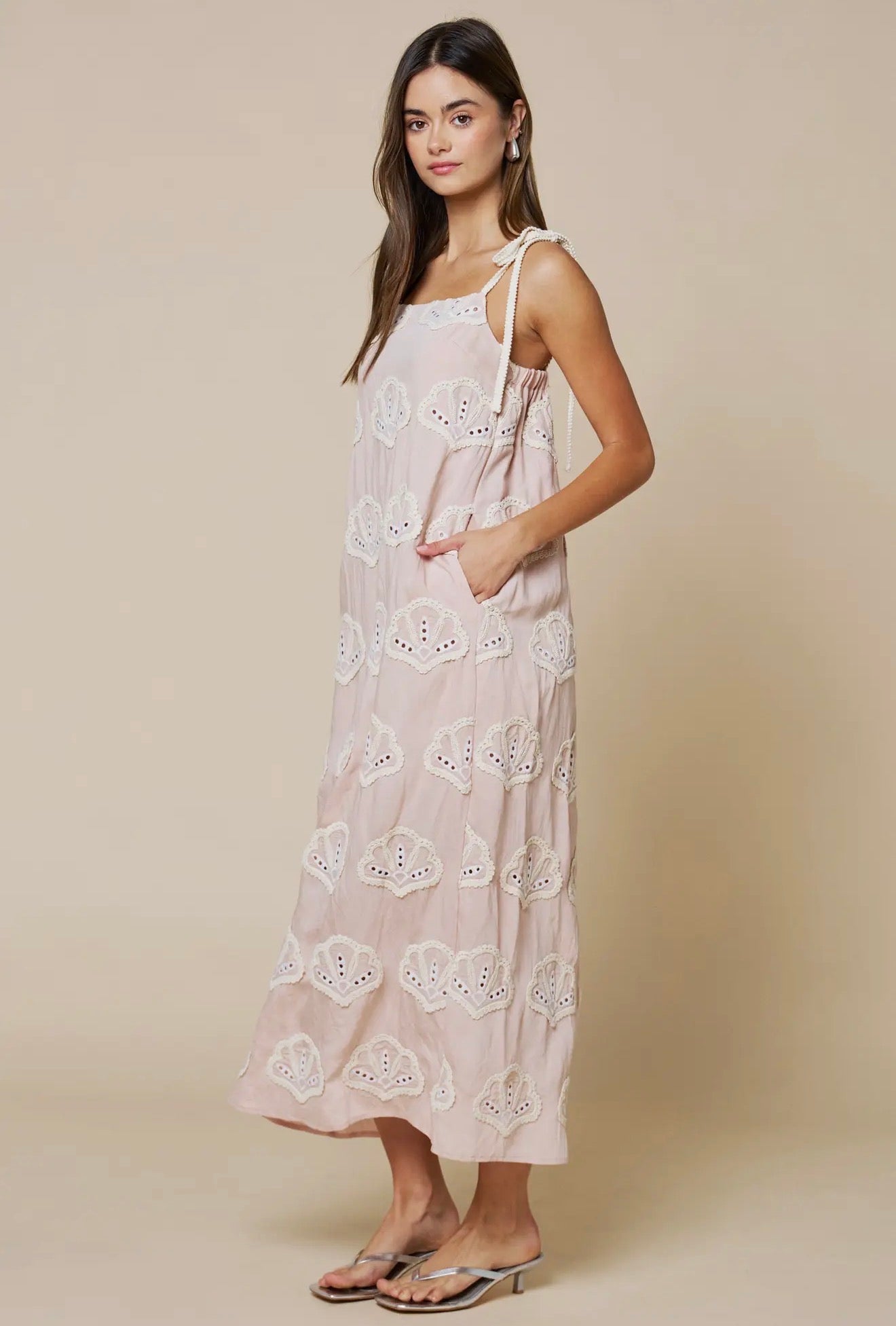 TAYLOR SHELL MAXI DRESS