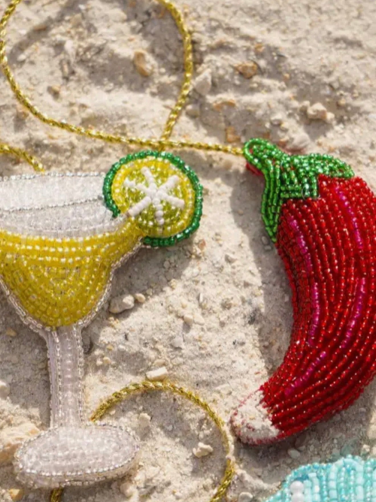 KENZKUSTOMZ DOUBLE BEADED BAG CHARM