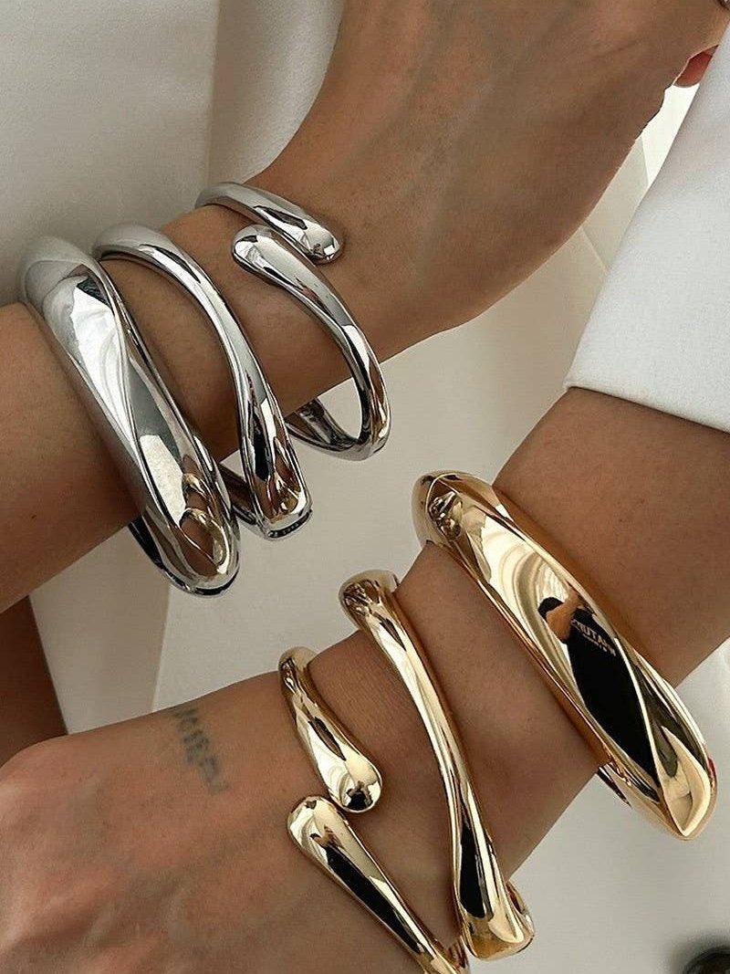 STOP & STARE BANGLE SILVER