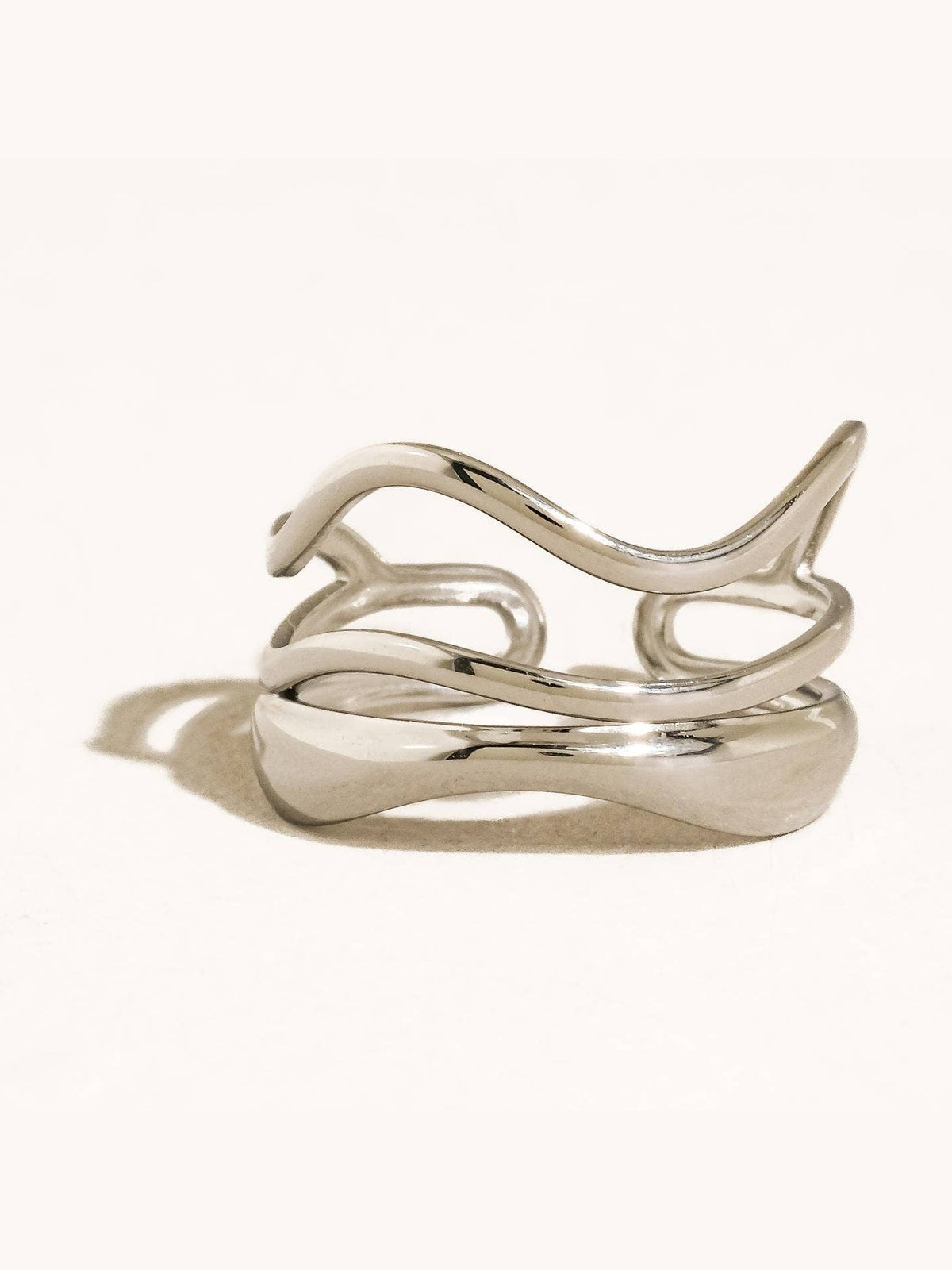 Ozzy 18K Gold Non-Tarnish Abstract Ring