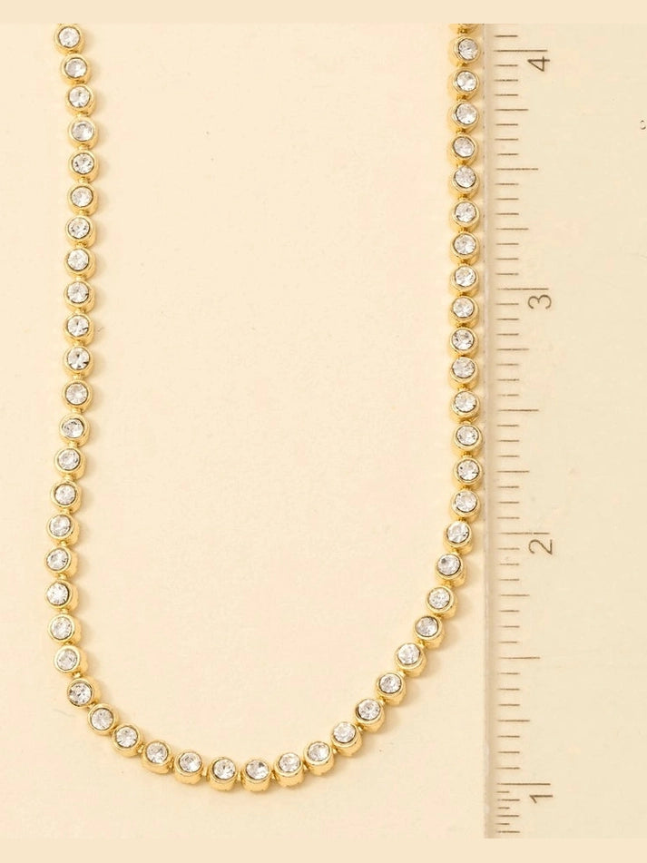 READY, SET, SERVE TENNIS NECKLACE