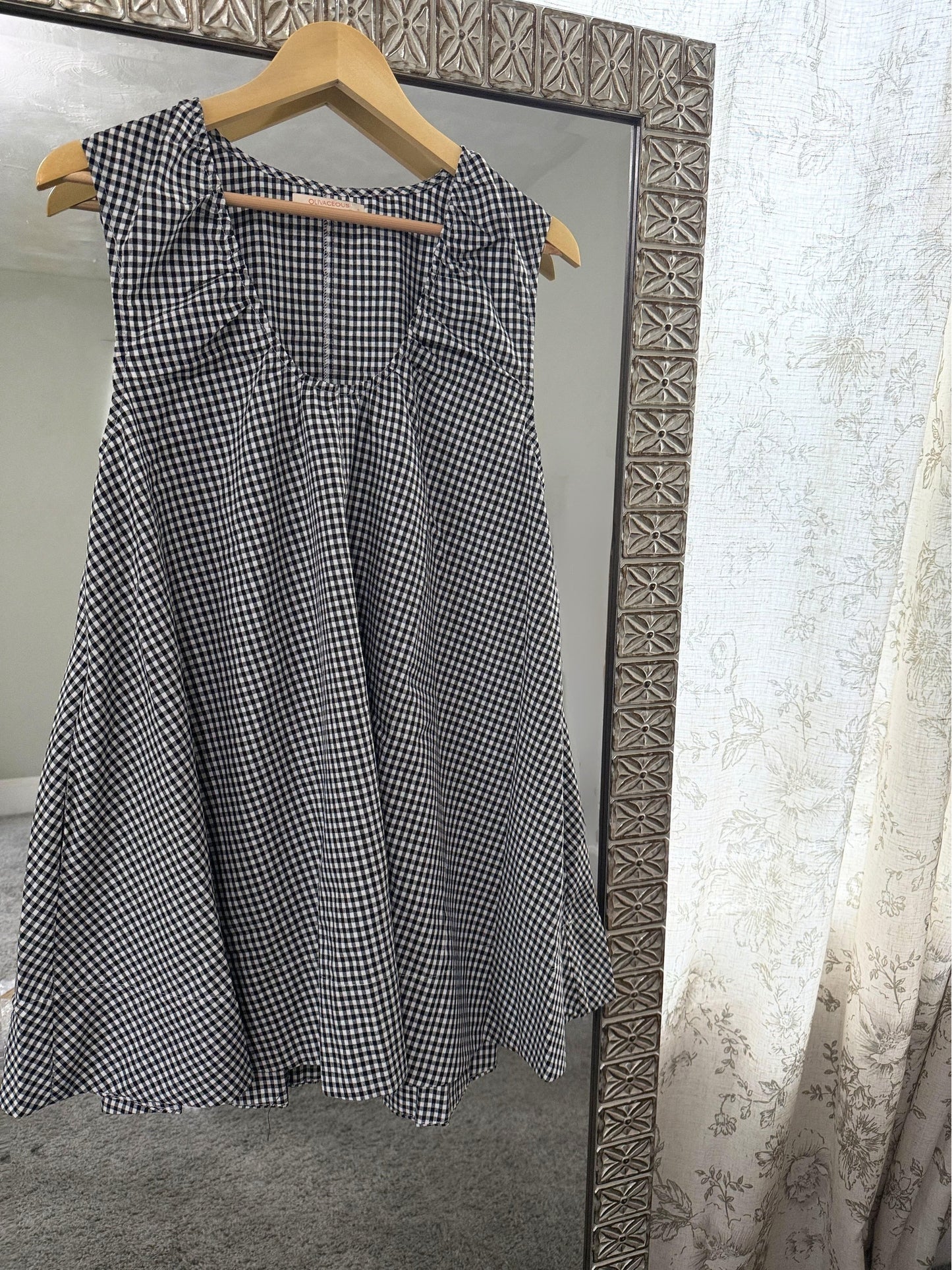 CIARA GINGHAM SWING DRESS