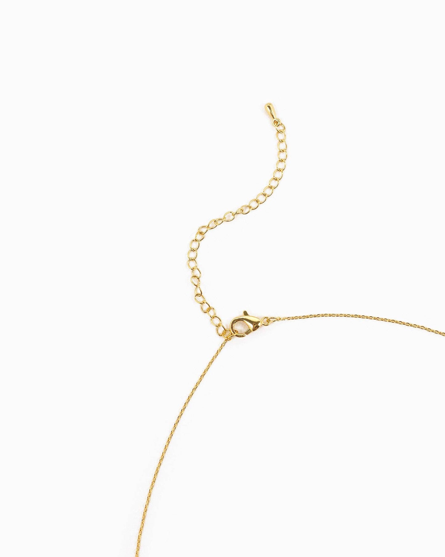 LIMITED EDITION CZ RONDELLE CHARM NECKLACE: GOLD