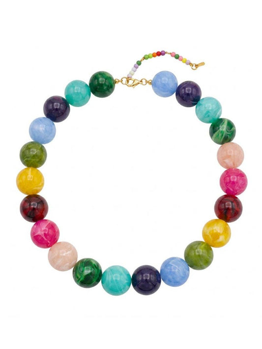 Multi-Tone Beaded Necklace