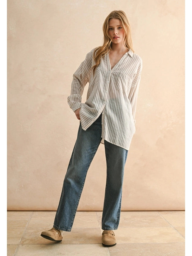 DIANA STRIPED SHIRT