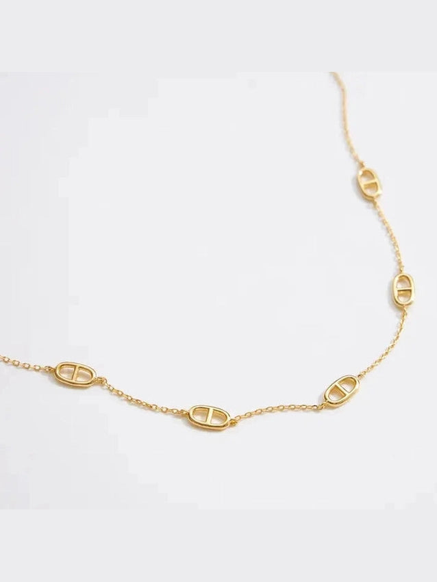 ELOISE LINK STATION NECKLACE