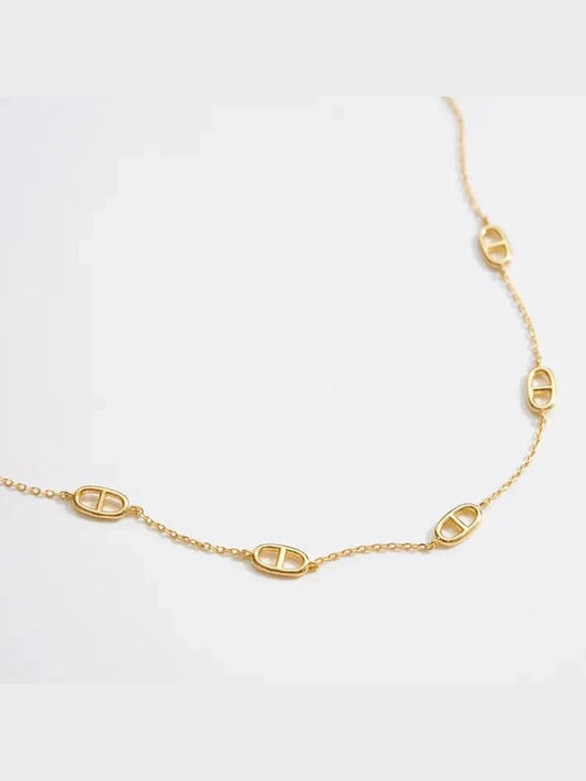 ELOISE LINK STATION NECKLACE