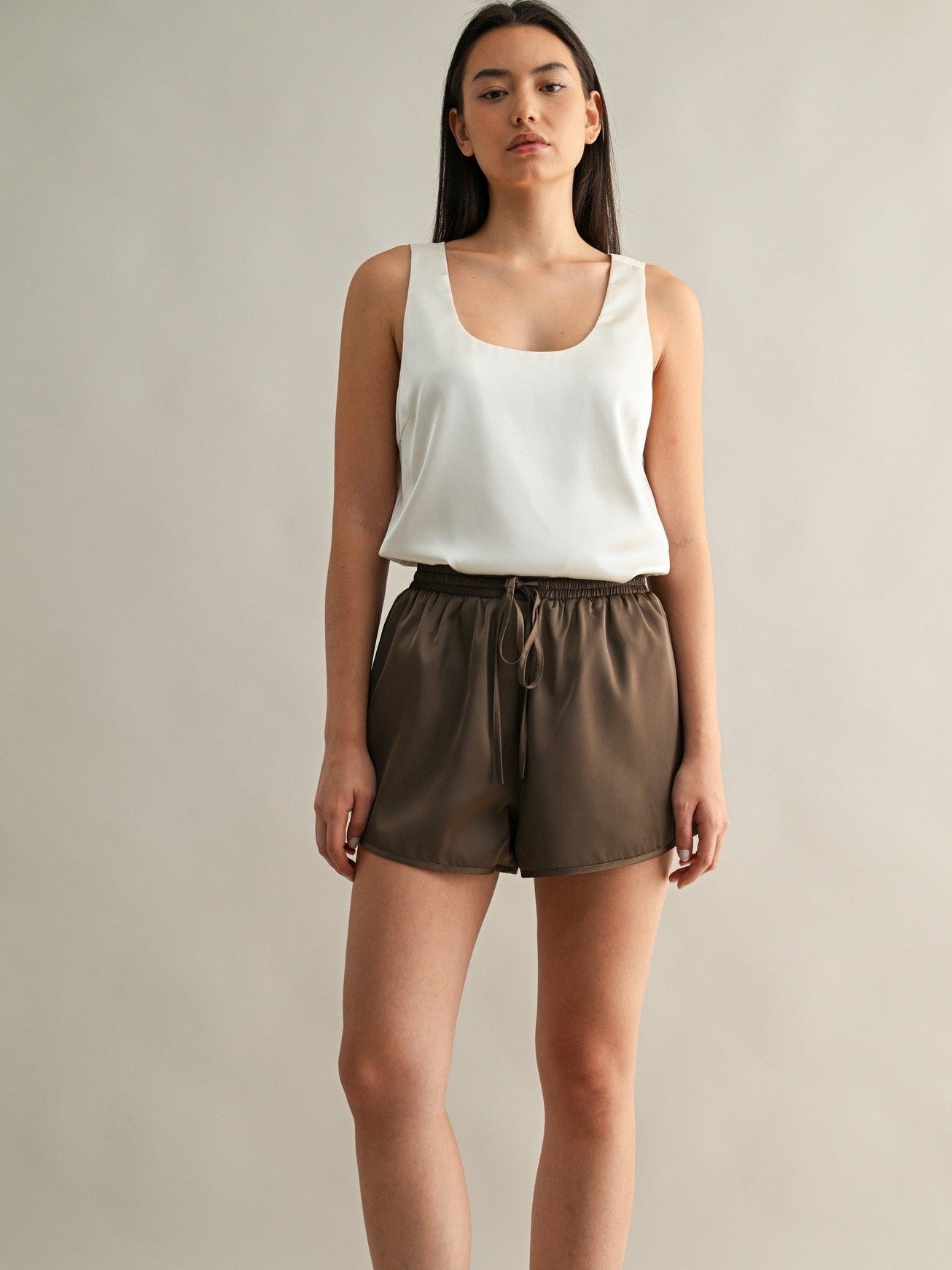 VIVIENNE SATIN TANK