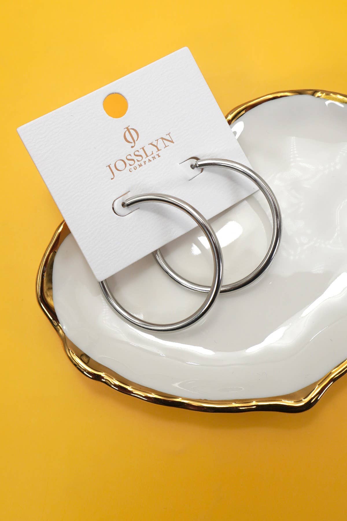 New Obsession Waterproof Hoop Silver