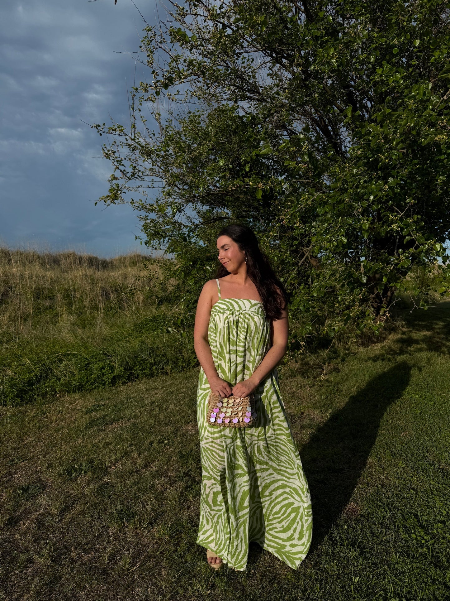 CONNIE ZEBRA MAXI DRESS
