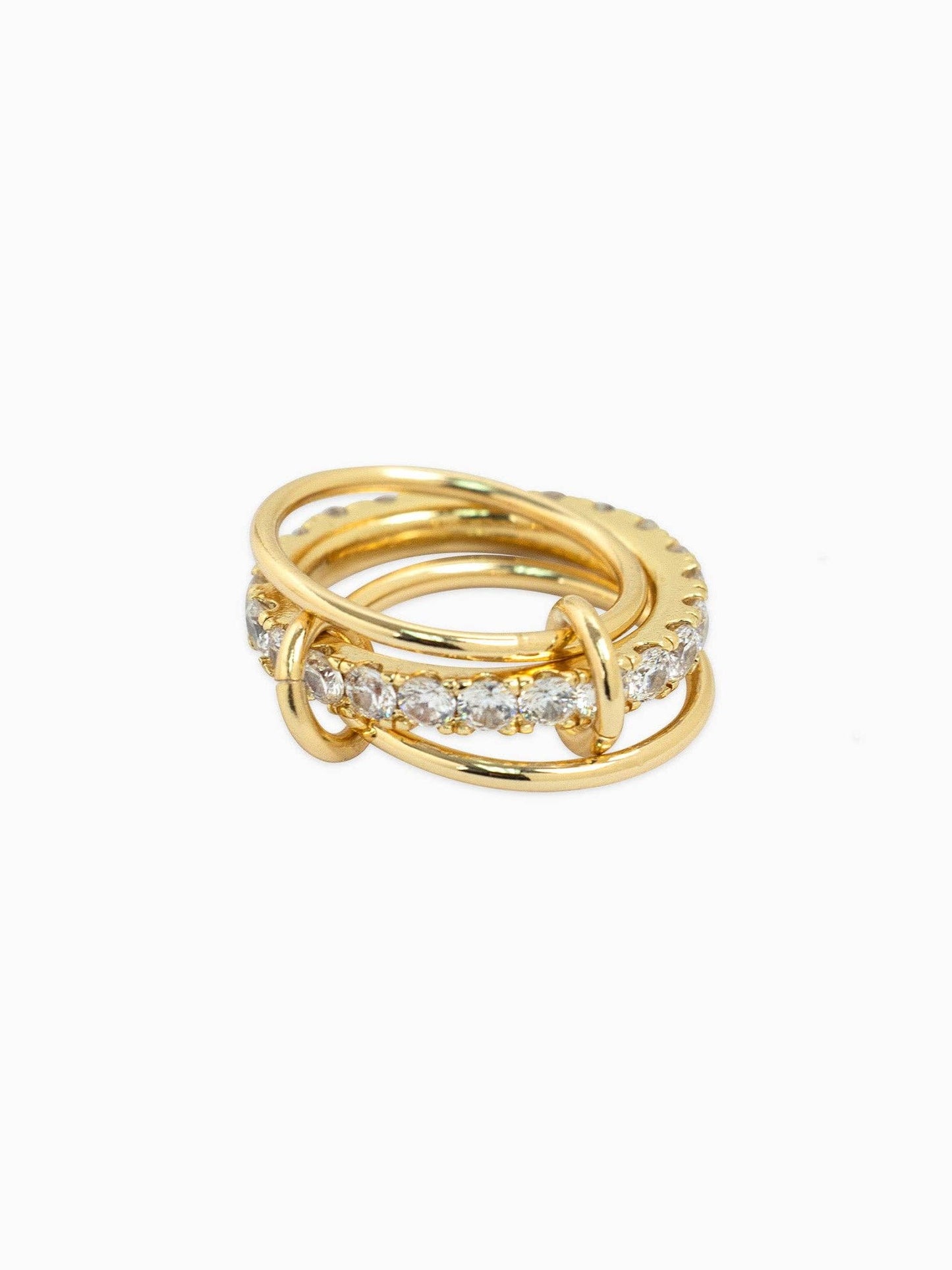 IT GIRL PAVE CROSSOVER RING
