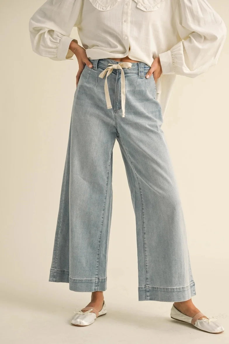 MARY TIE FRONT PANTS