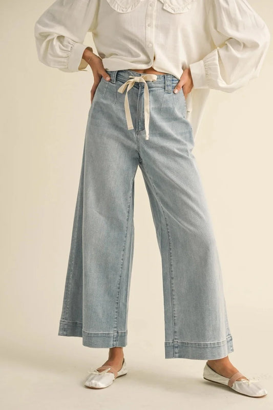 MARY TIE FRONT PANTS