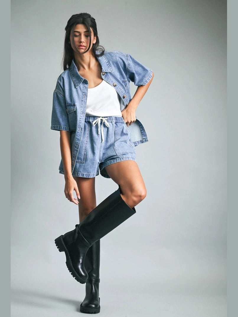 KATHERINE DENIM SHORTS