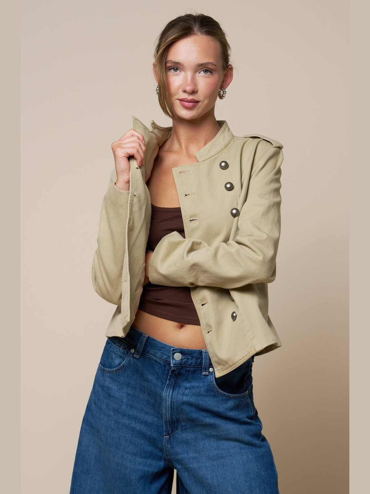 Double Breasted Napoleon Military Jacket
