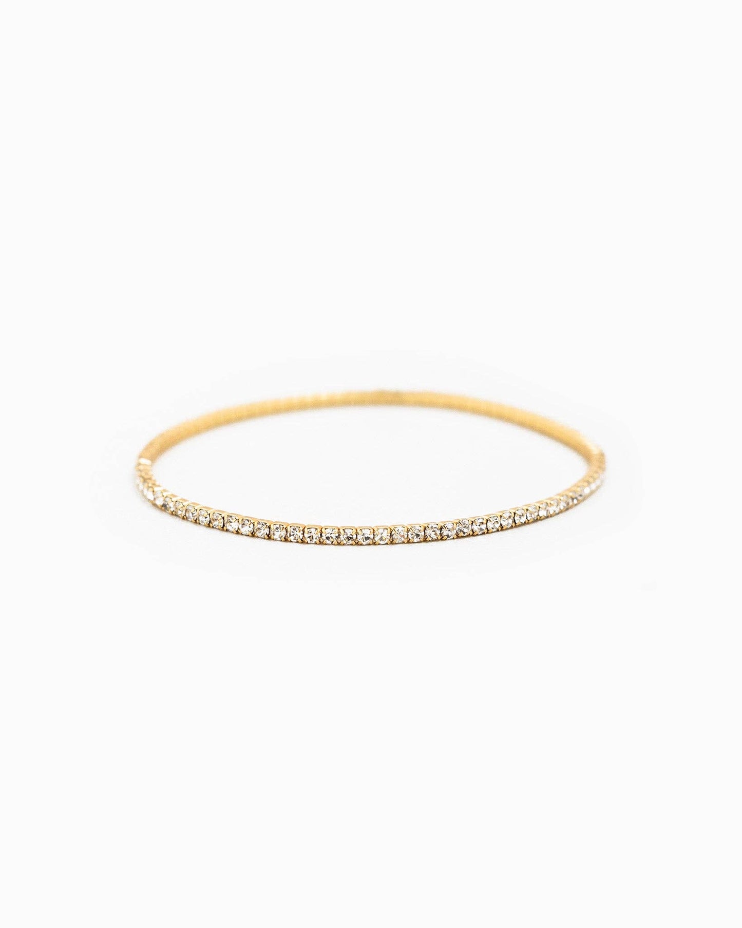 Unique Ball Bead and Pearl Stretch Bracelet Set of 5: Gold