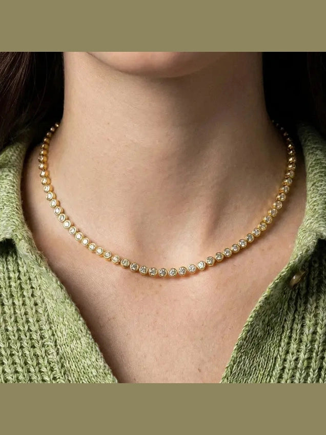 READY, SET, SERVE TENNIS NECKLACE