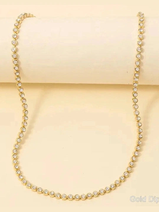 READY, SET, SERVE TENNIS NECKLACE