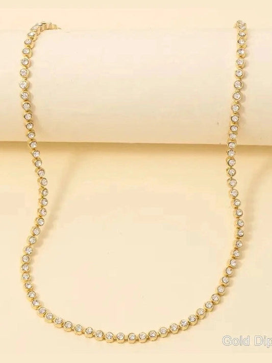 READY, SET, SERVE TENNIS NECKLACE