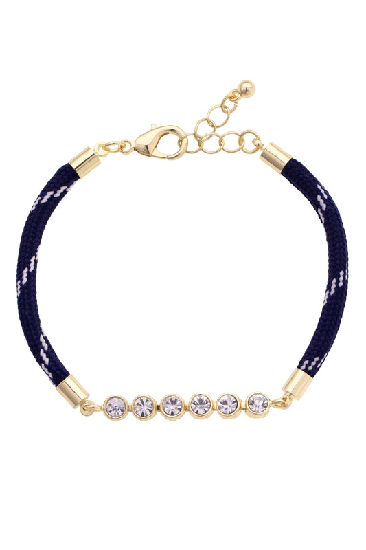 Betsy Paracord Tennis Bracelet: Navy
