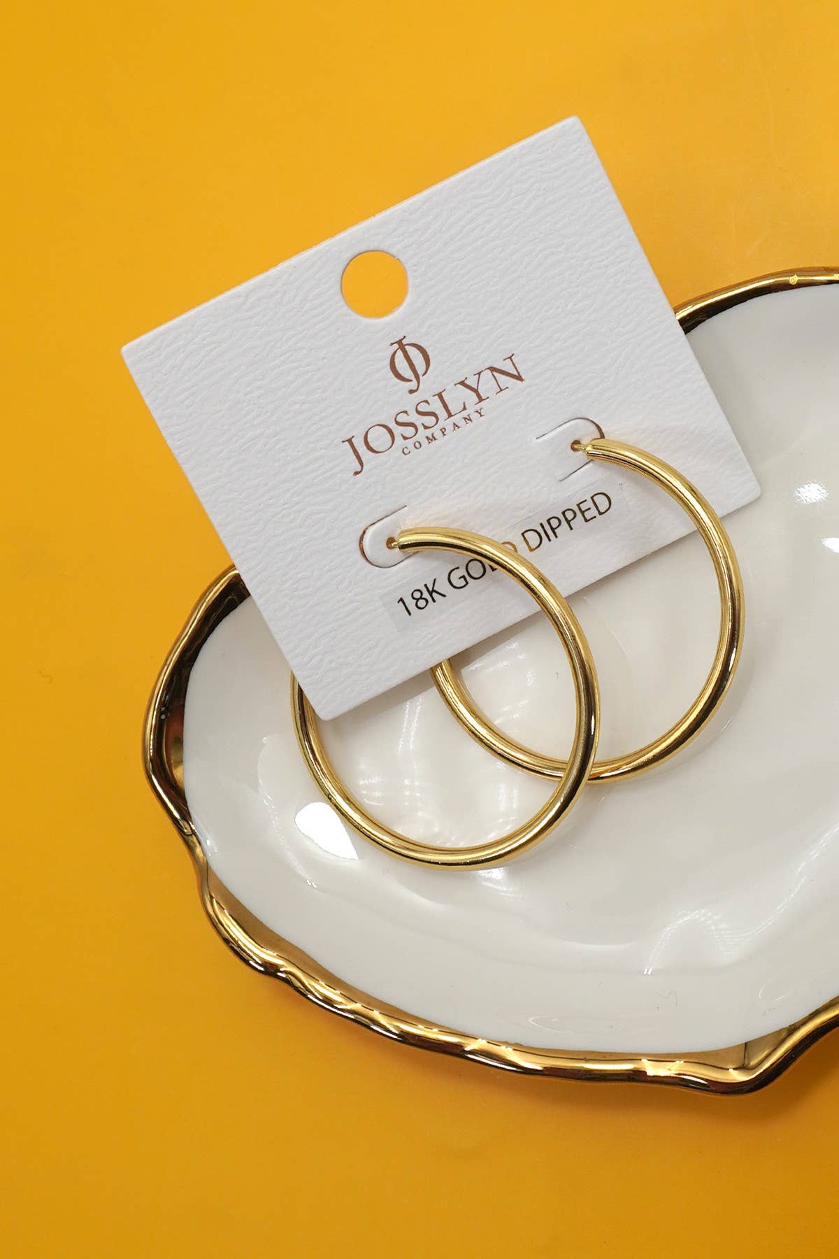NEW OBSESSION WATERPROOF HOOPS GOLD