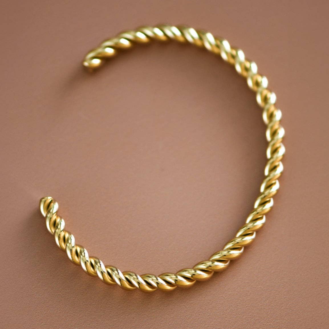 18K Gold Plated Waterproof Stainless Steel Cuff