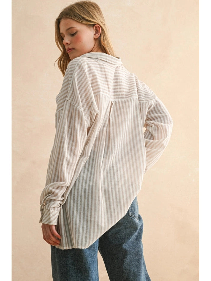 DIANA STRIPED SHIRT
