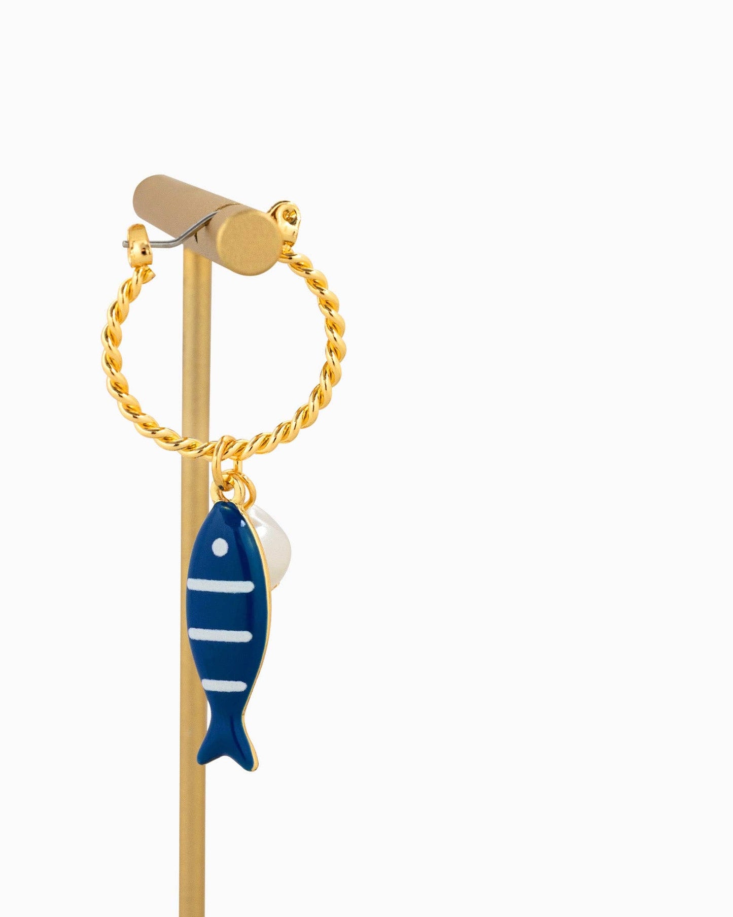 High Tide Blue Fish Earrings