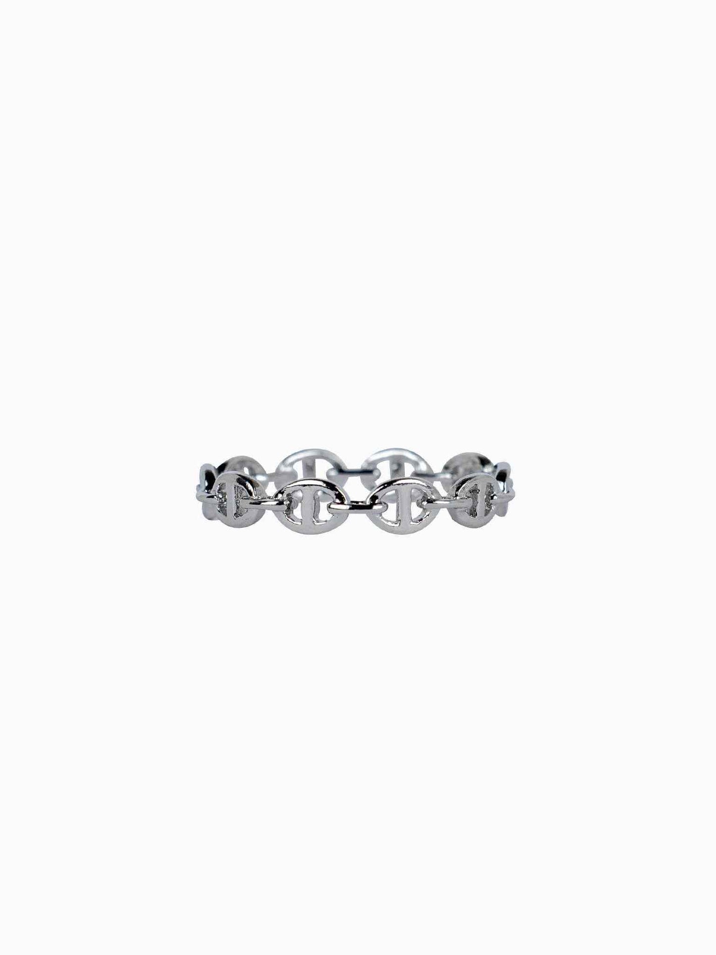 Mariner Stacking Link Ring: Silver