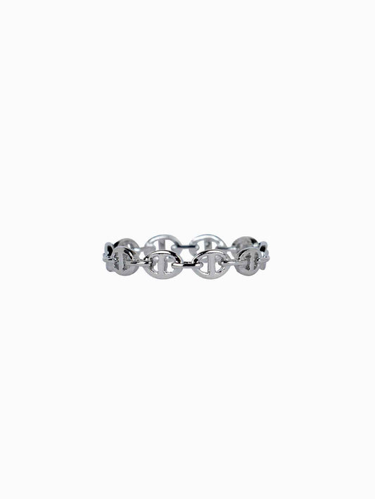 Mariner Stacking Link Ring: Silver