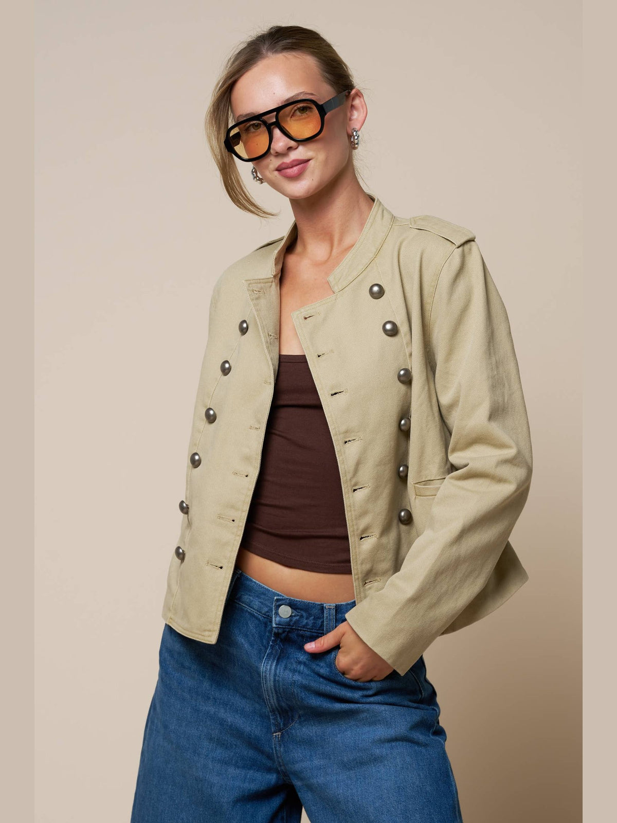 Double Breasted Napoleon Military Jacket