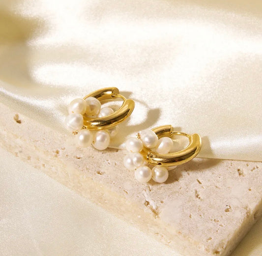 FULL HEART WATERPROOF HOOPS