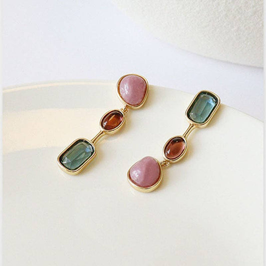 Stone Dangle Earrings