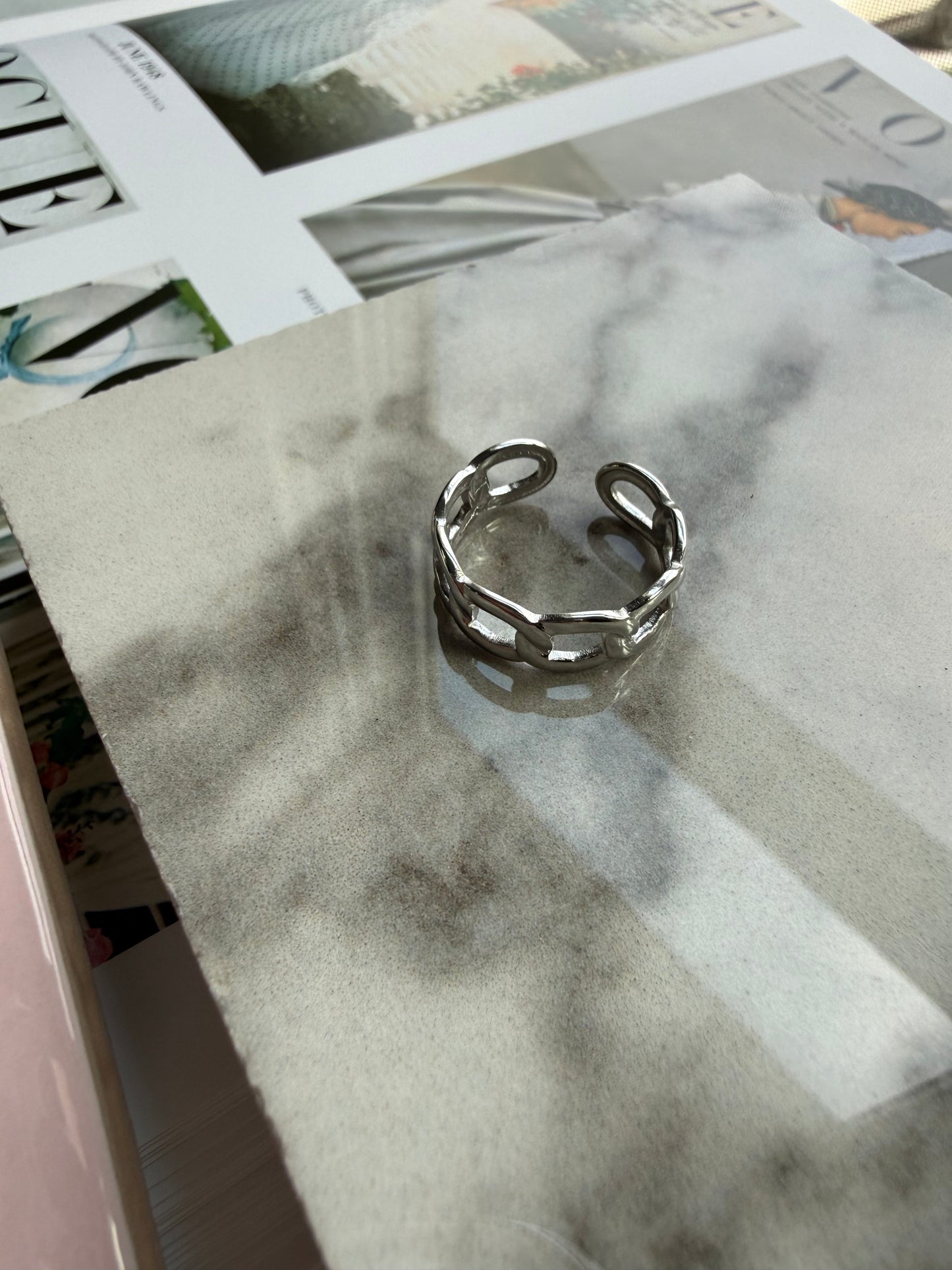 GOING PLACES RING SILVER