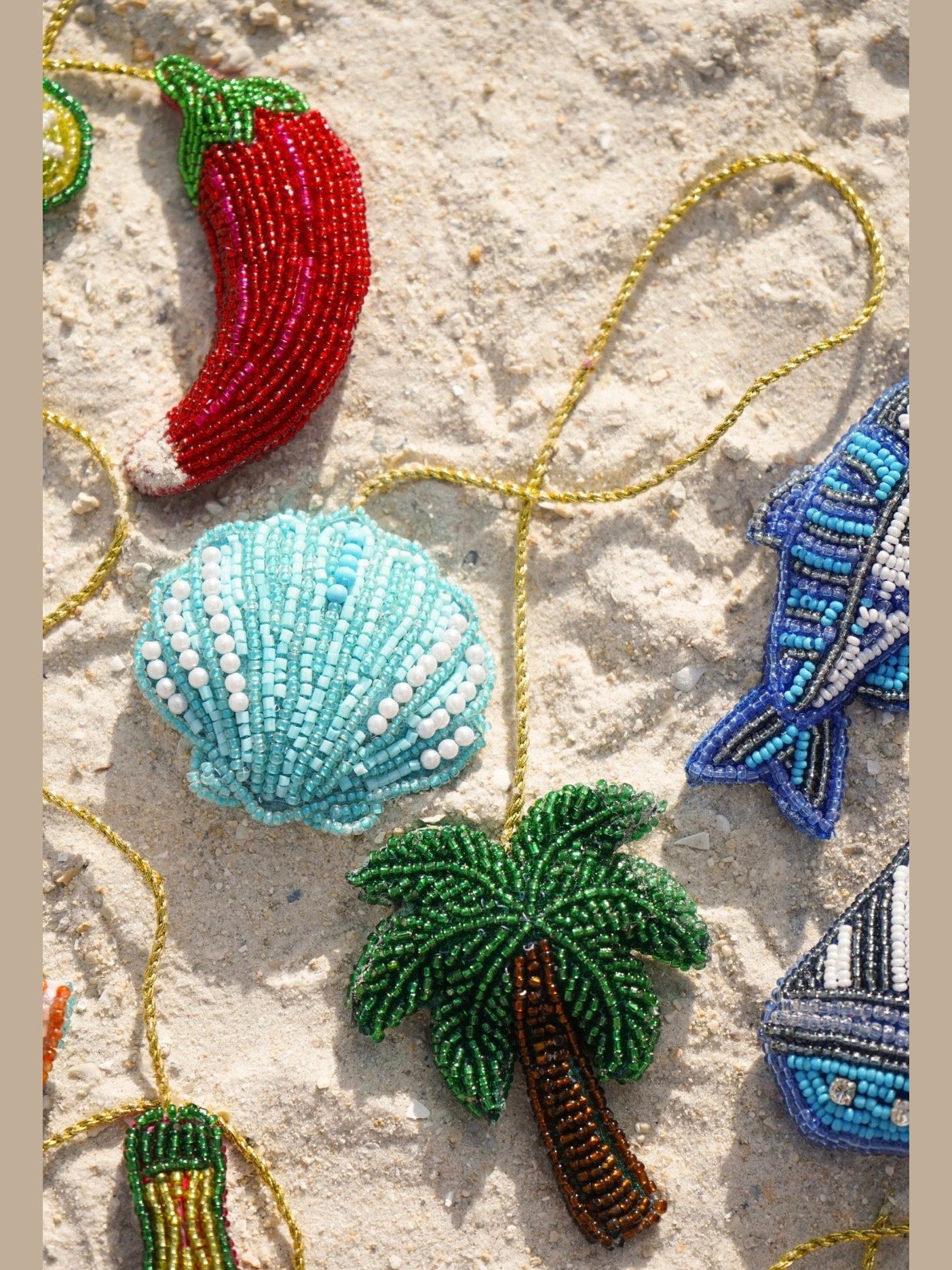 KENZKUSTOMZ DOUBLE BEADED BAG CHARM