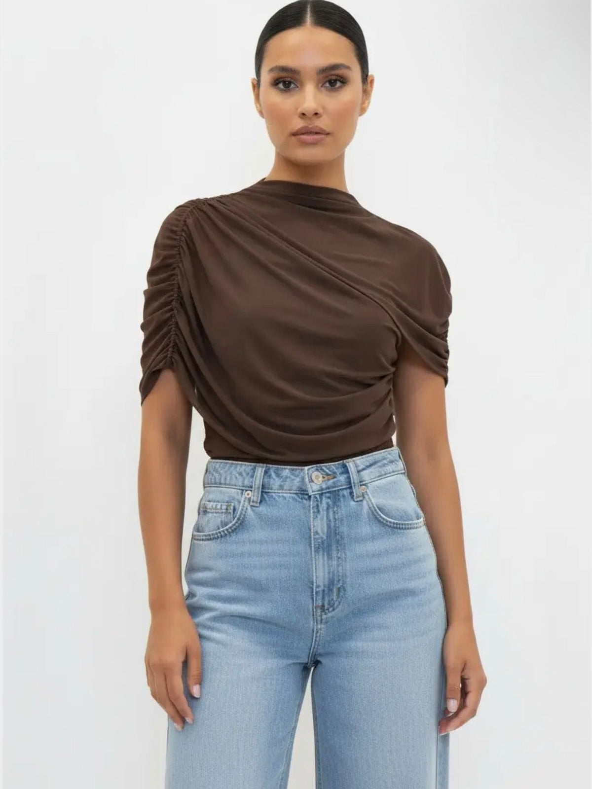 CAMILLE CAPE BLOUSE