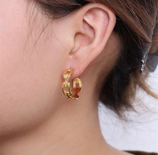 PERFECT MUSE WATERPROOF HOOPS