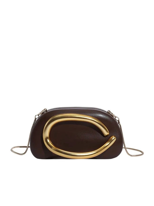 BRIAR CLUTCH: Chocolate