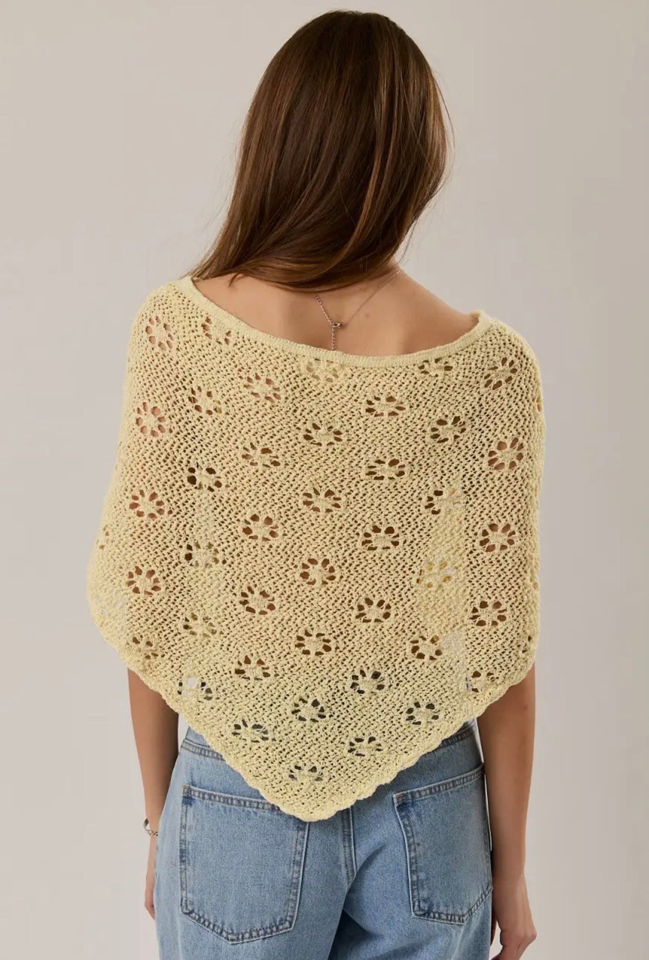 IVEY KNIT PONCHO