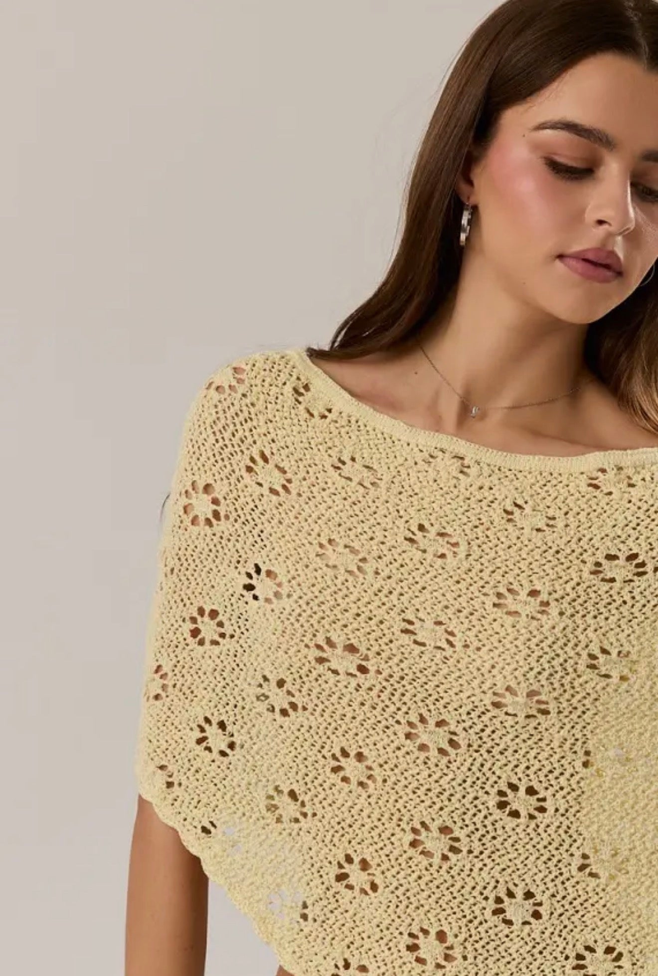 IVEY KNIT PONCHO