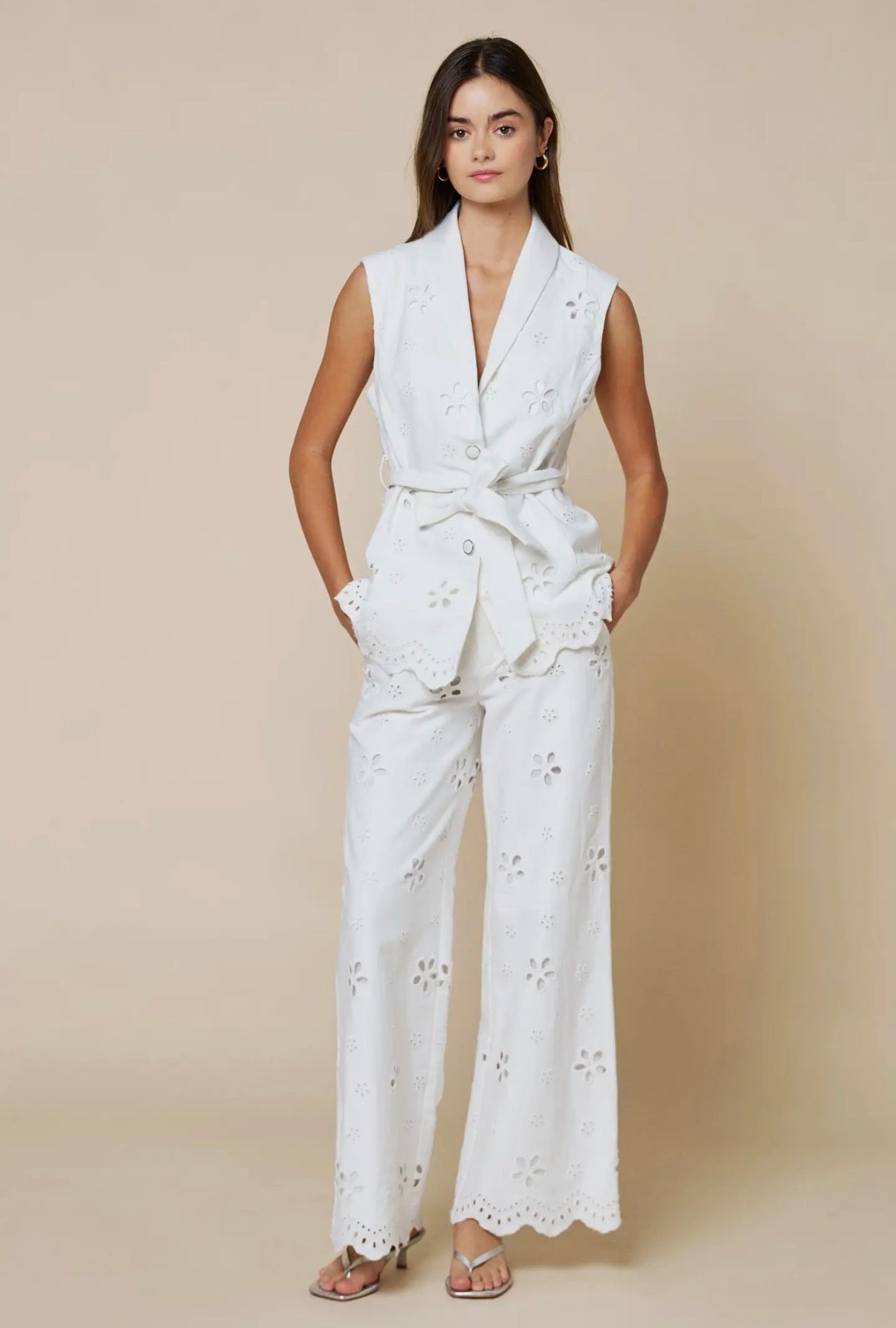 EMILY EYELET VEST